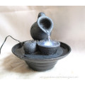 Resin table water fountain with teapot & bowl decoration